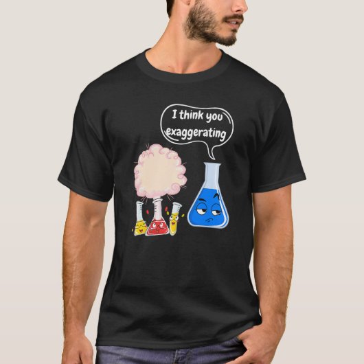 Science Magic Fun-experimenten voor scholierenchem T-shirt (Voorkant)