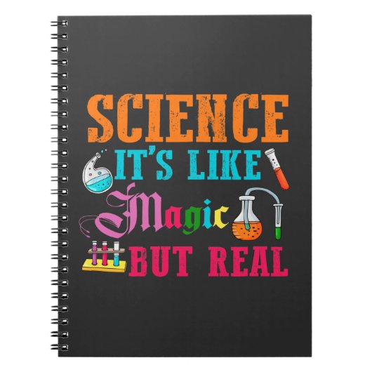 Science Magic Future Scientist Chemistry Student Notitieboek (Voorkant)