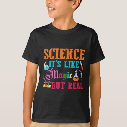 Science Magic Future Scientist Chemistry Student T-shirt (Voorkant)