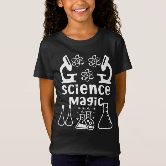 Science Magic Kinder Girls T-shirt (Voorkant)