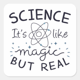 Science Magic Vierkante Sticker
