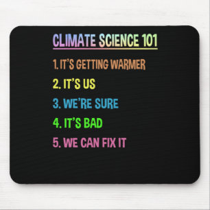 Science March - Earth Day Gift voor klimaatverande Muismat