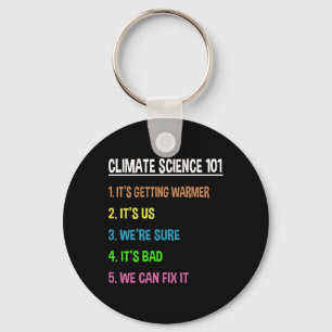 Science March - Earth Day Gift voor klimaatverande Sleutelhanger