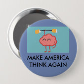 Science March Ronde Button 4,0 Cm (Voorkant /achterkant)