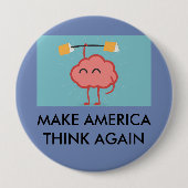 Science March Ronde Button 4,0 Cm (Voorkant)