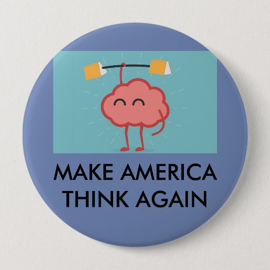 Science March Ronde Button 4,0 Cm (Voorkant)