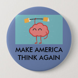 Science March Ronde Button 4,0 Cm