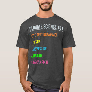 Science March T Earth Day Climate Change Scientist T-shirt
