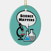 Science Maters Speech Bubble Design Ornament (Rechts)