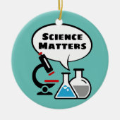 Science Maters Speech Bubble Design Ornament (Voorkant)