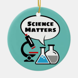 Science Maters Speech Bubble Design Ornament