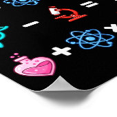 Science Math Riddle Valentine Chemistry Biology Lo Poster (Hoek)