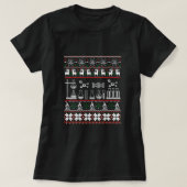 Science Medical Lab Ugly kerstSweater Chemist T-shirt (Design voorkant)