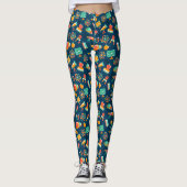 Science Meets Style: levendige wetenschappelijke L Leggings (Voorkant)