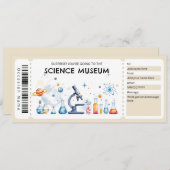 Science Museum Gift Certificate Kaart (Voorkant / Achterkant)