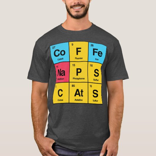 Science Naps Cats by Tobe Fonseca T-shirt (Voorkant)