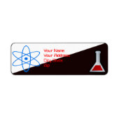 science nerd etiket (Voorkant)