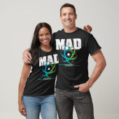 Science Nerd Geek Mad Scientist Atom Design T-shirt (Unisex)