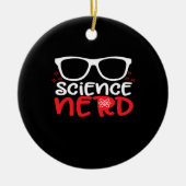 science nerd keramisch ornament (Voorkant)