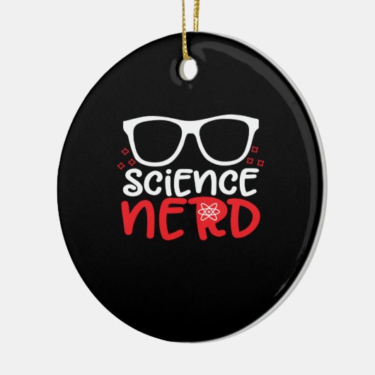 science nerd keramisch ornament (Links)