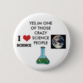 science nerd ronde button 5,7 cm (Voorkant)