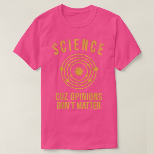 Science Nerd Sarcastic School Funny Retro T-shirt (Design voorkant)