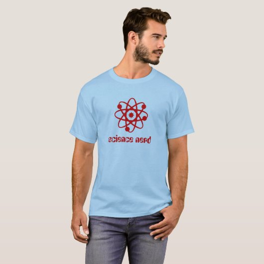 Science Nerd T-shirt. T-shirt (Voorkant volledig)