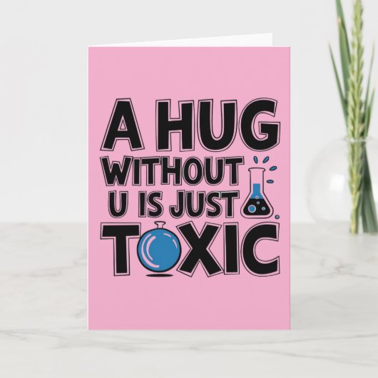 Science nerd valentijn wetenschapper Scheikunde st Kaart (Voorkant)