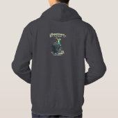 Science Ninja – Cute Chemist Cartoon DesigCamiseta Hoodie (Achterkant)