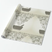 Science Objects Wrapping Paper Cadeaupapier (Uitgerold)