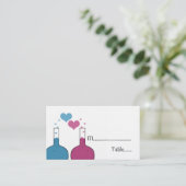 Science of Love Place Cards Plaatskaartje (Staand voorkant)