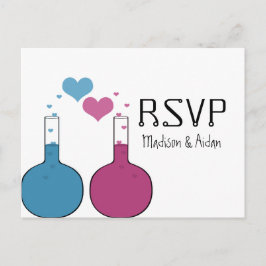 Science of Love RSVP Briefkaart