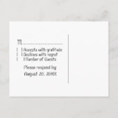 Science of Love RSVP Briefkaart (Achterkant)