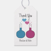 Science of Love Wedding Gift Labels Cadeaulabel (Voorkant)