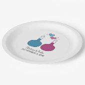 Science of Love Wedding Paper Borden Papieren Bordje (Gekanteld)