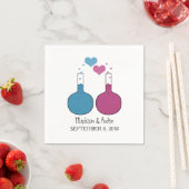 Science of Love Wedding Paper Napkins Servetten (Insitu)