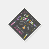 Science Paper Napkin Experiment Lab Verjaardagsfee Servet (Hoek)