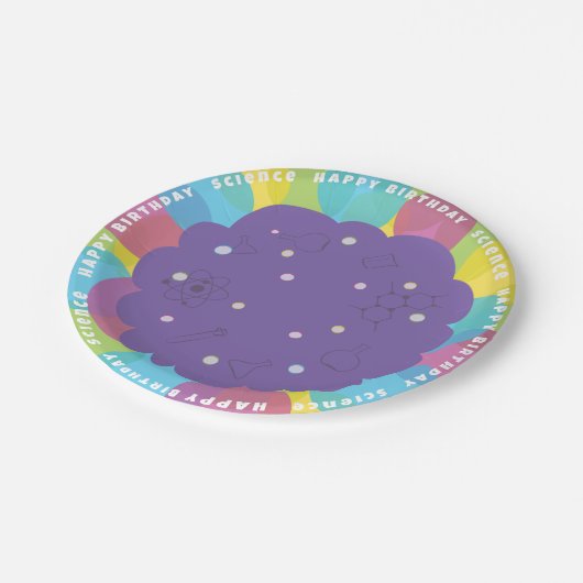 Science Party Bord - Kinderverjaardagsfeestje (Gekanteld)
