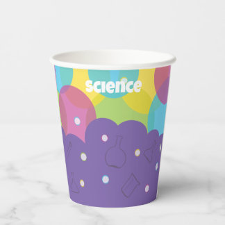 Science Party Cup - Kind's Birthday Party Cup Papieren Bekers