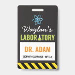 Science Party ID Badge Wetenschapper Badge<br><div class="desc">Science party ID badge, perfecte toevoeging voor het volgende verjaardagsexperiment van uw kleine wetenschappers.</div>