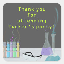Science Party Stickers