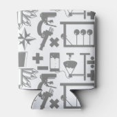 Science Pattern Blikjeskoeler (Achterkant)