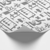 Science Pattern Cadeaupapier (Hoek)