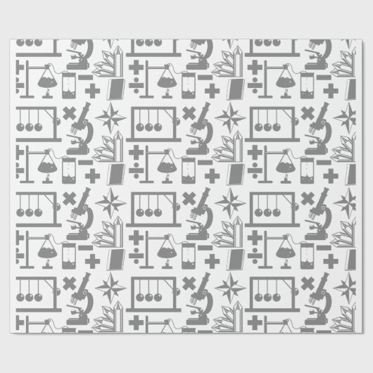 Science Pattern Cadeaupapier (Vlak)