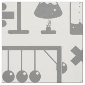 Science Pattern Stof (Swatch)