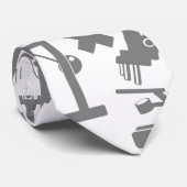 Science Pattern Stropdas (Opgerold)