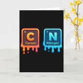 Science Periodic Table 67 Meme Aesthetic Funny 6 7 Kaart (Gele Bloem)