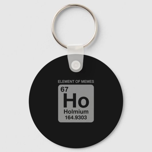 Science Periodic Table 67 Meme Element Of Memes 6 Sleutelhanger (Voorkant)