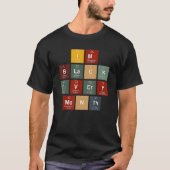 Science Periodic Table Element Black History Month T-shirt (Voorkant)
