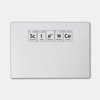 ScIeNCe Periodic Table Elements Word Chemistry Post-it® Notes